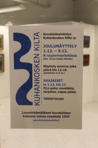 Kuhankosken kuvataidekillan joulunäyttely 1.12 - 9.12. 2012